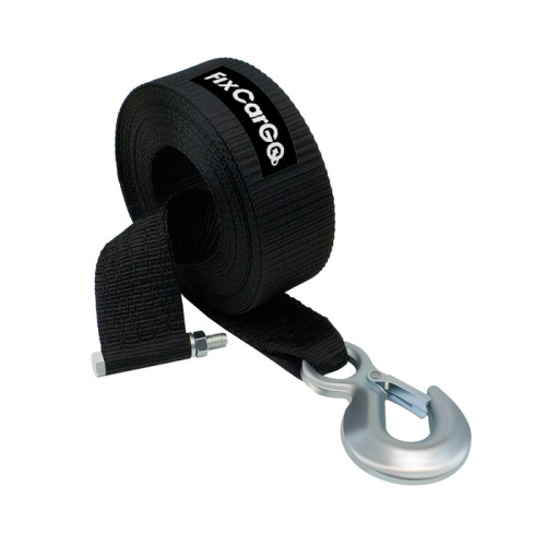 Лента с крюком к ручной лебёдке 2 т. 50 мм. Лента с крюком к ручной лебёдке 2 т. 50 мм.